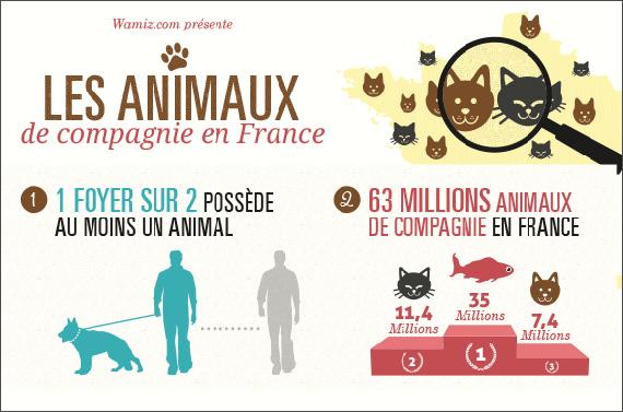 quels sont les animaux de compagnie le plus nombreux en france