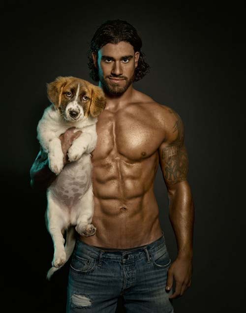 Hunks and Hounds calendrier