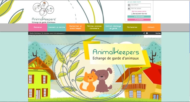 visuel du site Animalkeepers