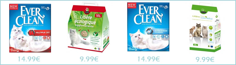 litiere agglomerante pour chat